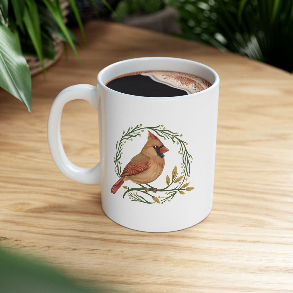 Northern Cardinal Female CC - 11oz Mug