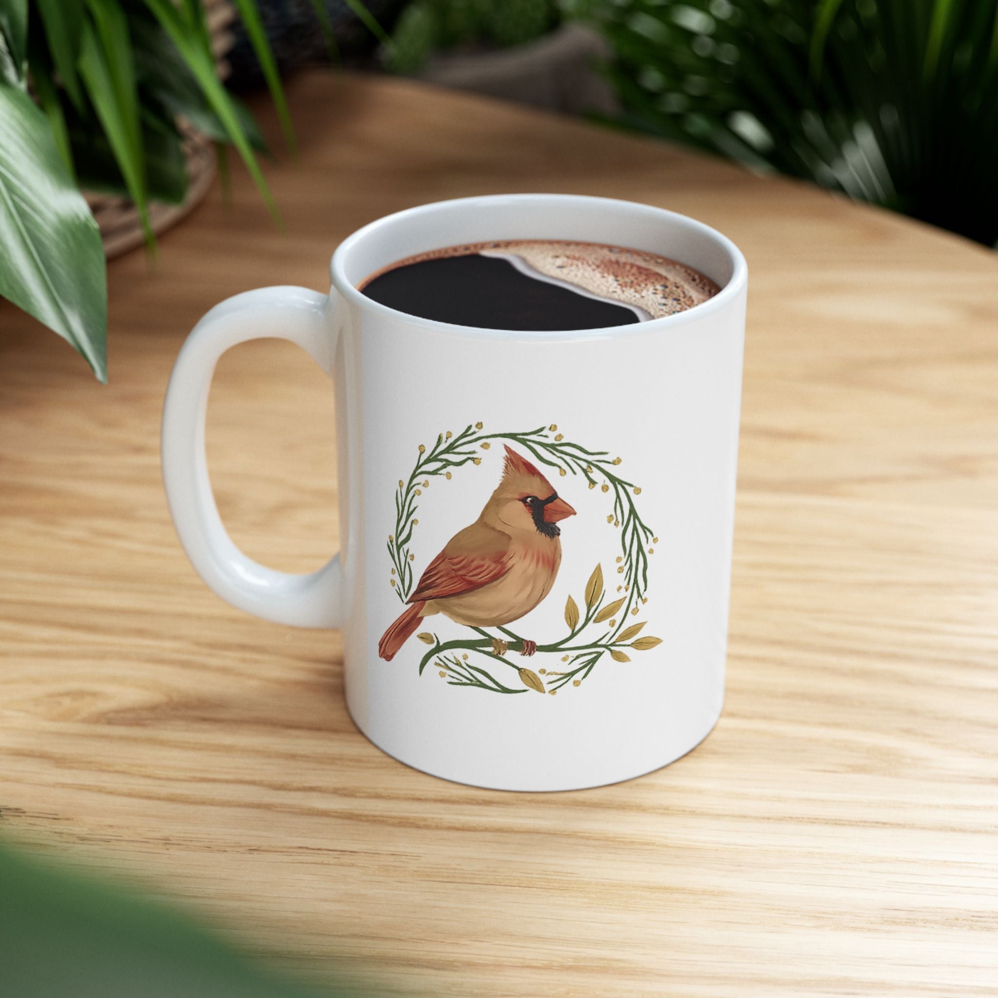 Northern Cardinal Female CC - 11oz Mug