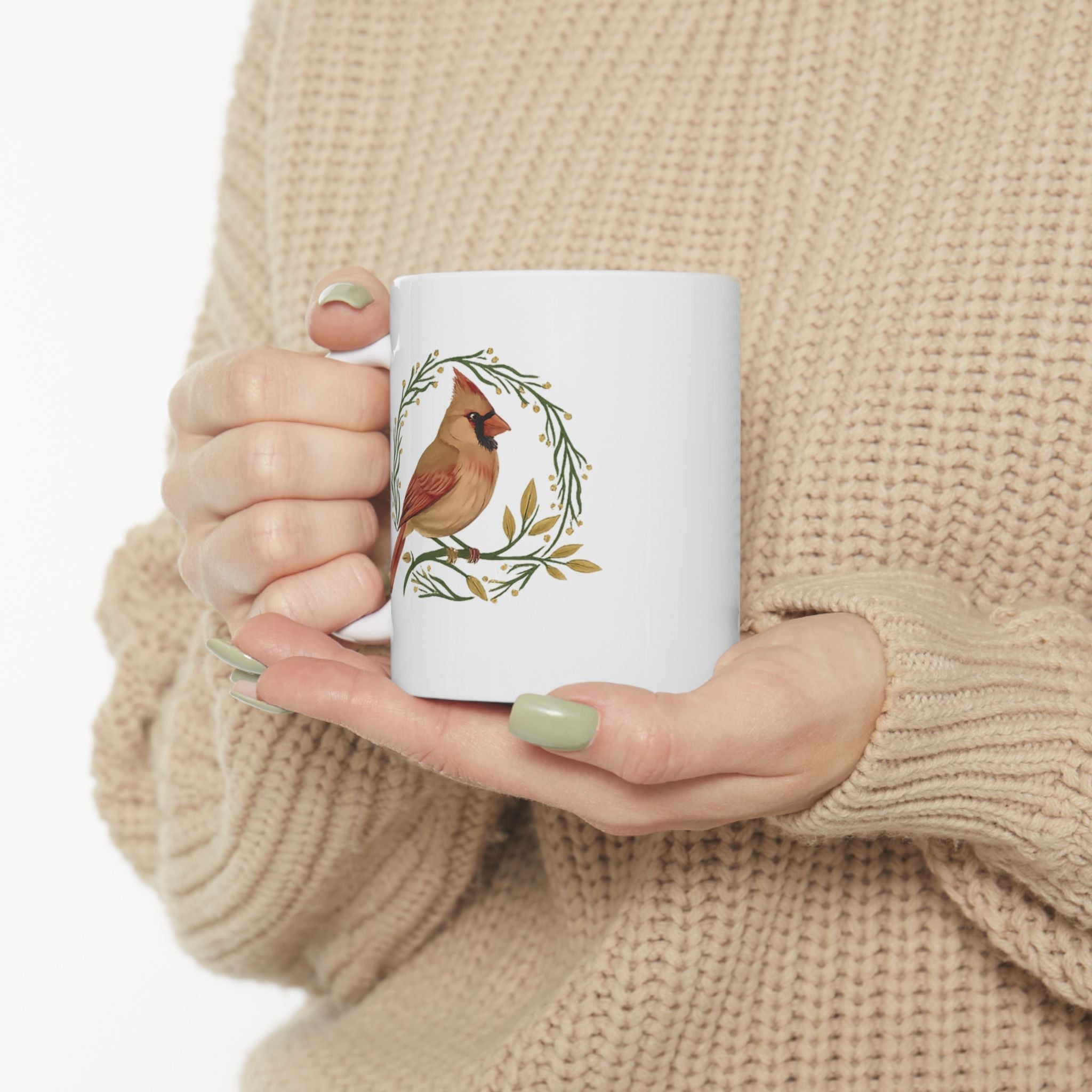Northern Cardinal Female CC - 11oz Mug