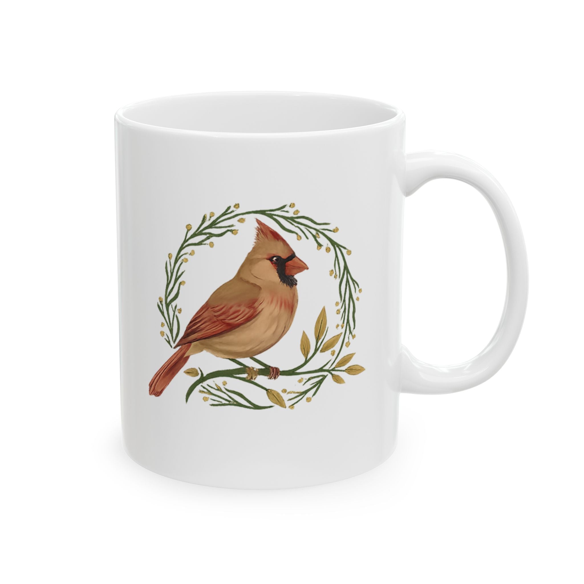 Northern Cardinal Female CC - 11oz Mug