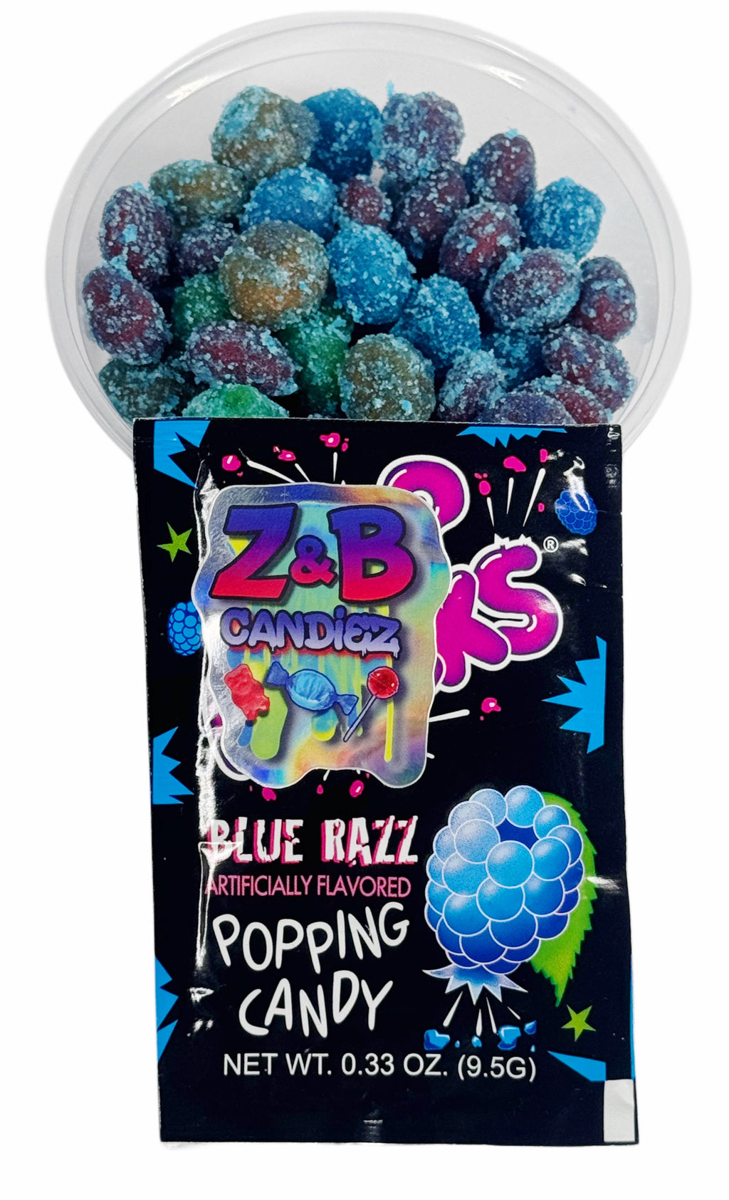 BLUE RAZZ GUSHERZ (SOUR OR SWEET)
